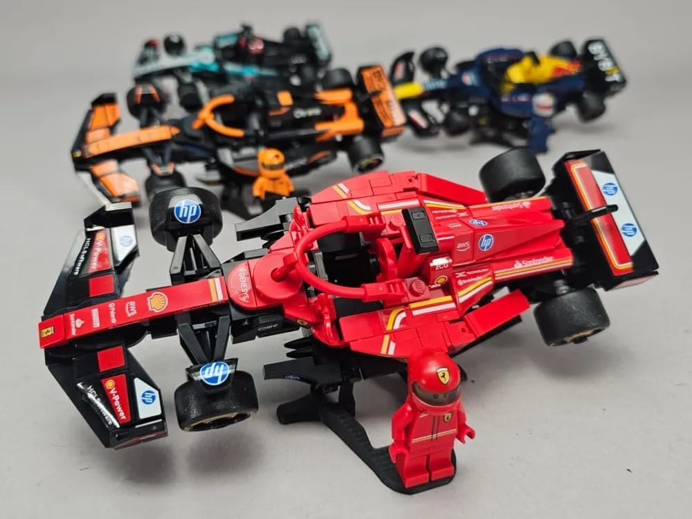 Foldable Display Stand for Speed Champions F1 Cars (Pack of 4) - Car not Included