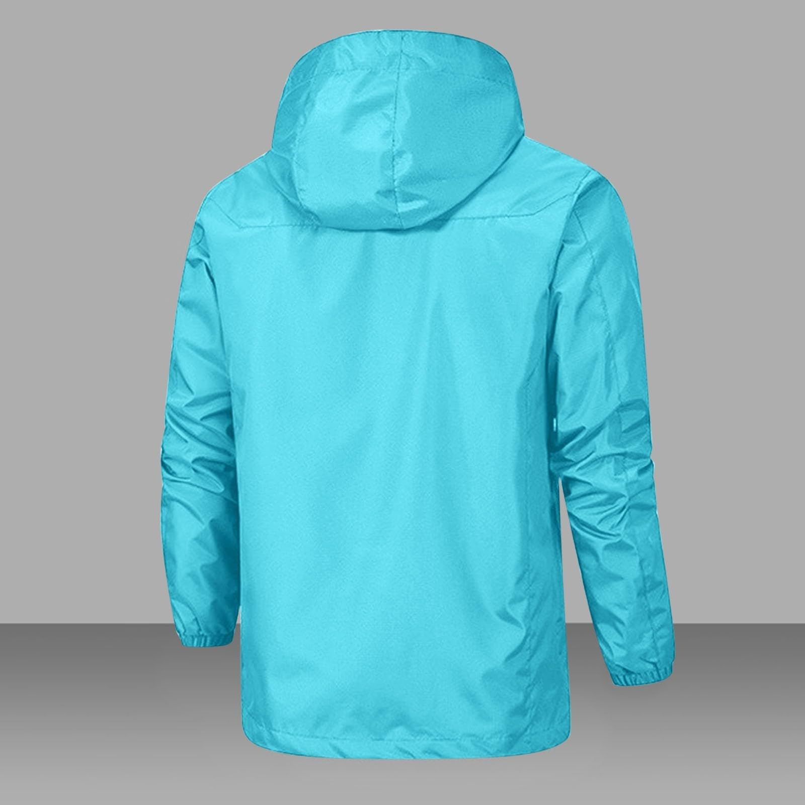 Giacca Antipioggia Da Donna, Leggera, Con Cerniera, Antivento, Cappuccio Escursionismo Invernale Running Donna Impermeabile Trekking Softshell A Vento Trasparente Jacket Giubbotto