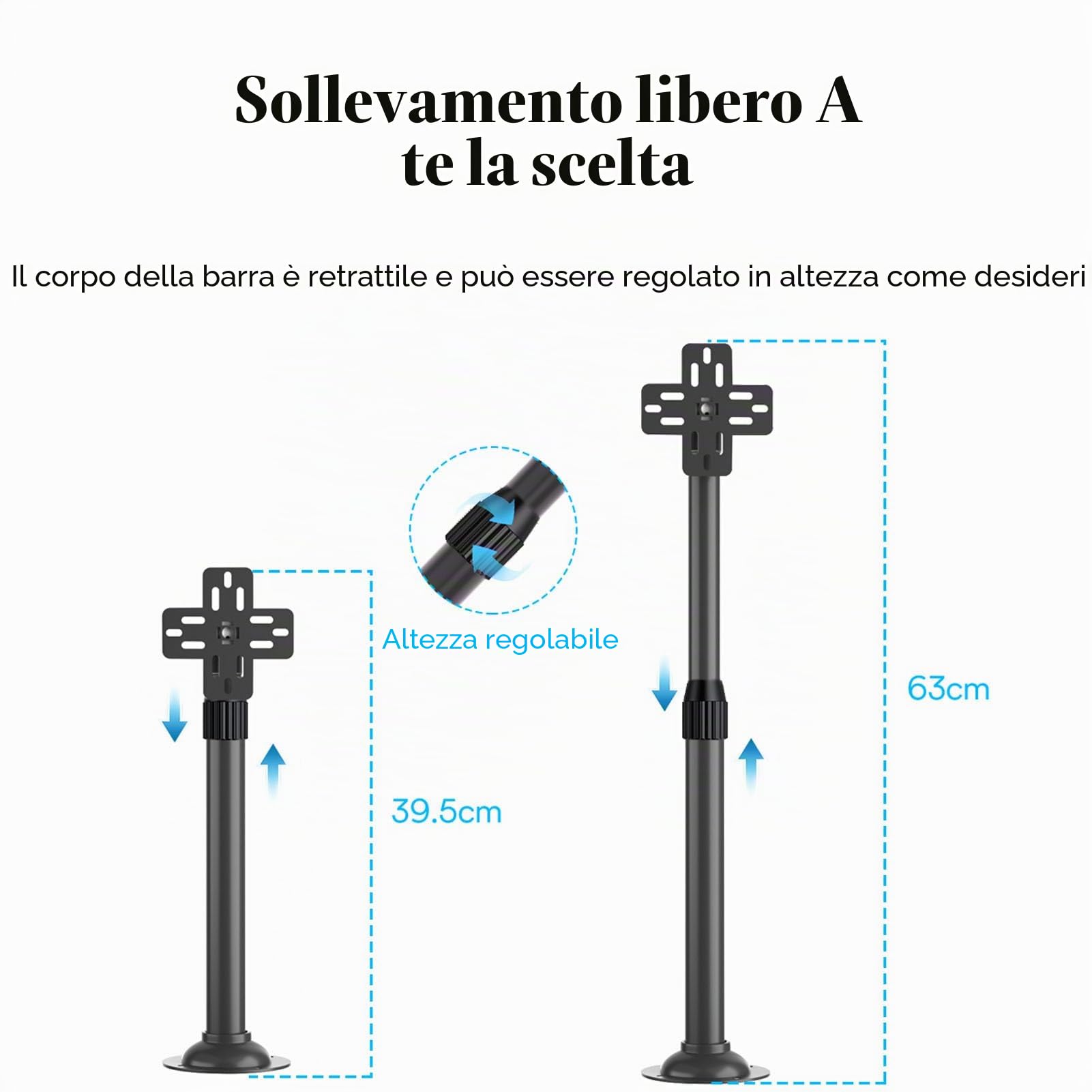 Ventola con Ologramma 3D da 15,5 a 24 Pollici, Proiettore con Ventola LED con Ologramma 3D Regolabile, Proiettore Pubblicitario 3D a LED per Negozi di Negozi Aziendali,