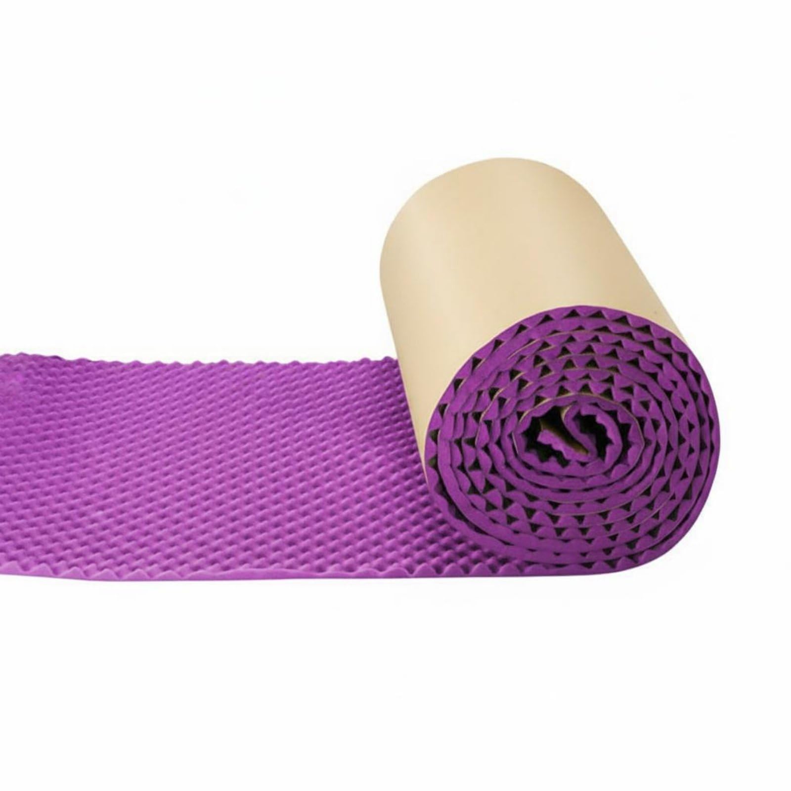 Baoblaze Pannello Fonoassorbente in Schiuma Acustica Ondulata Pannello Isolante Lastra Antirumore Mattonella Materiale Poliuretano per Batteria Vocale , Viola , 20mm