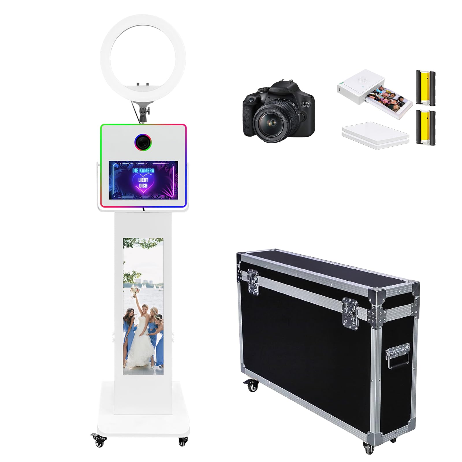 Photo Booth Machine 15,6-calowy ekran dotykowy z wyświetlaczem LCD 73.7 cm