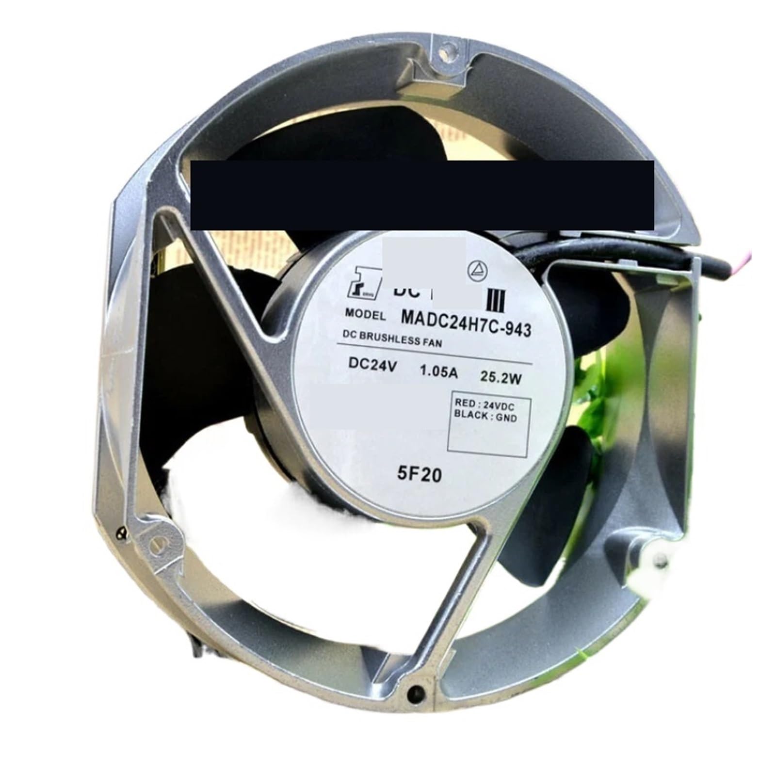 BRODEFUP MADC24H7C-943 DC24V 1.05A Cabinet Inverter Cooling Fan Axial Fan