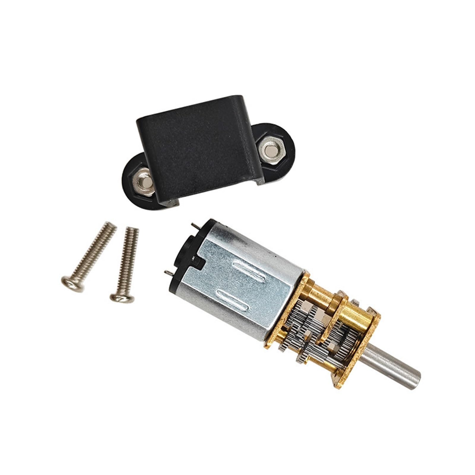 Motor GA12-N20 Rueda de Engranaje Metal 6V 30/50/60/100/150/200/300/600/1000RPM Motores Micro DC 12 Pulgadas(6V NO Bracket,4000RPM)