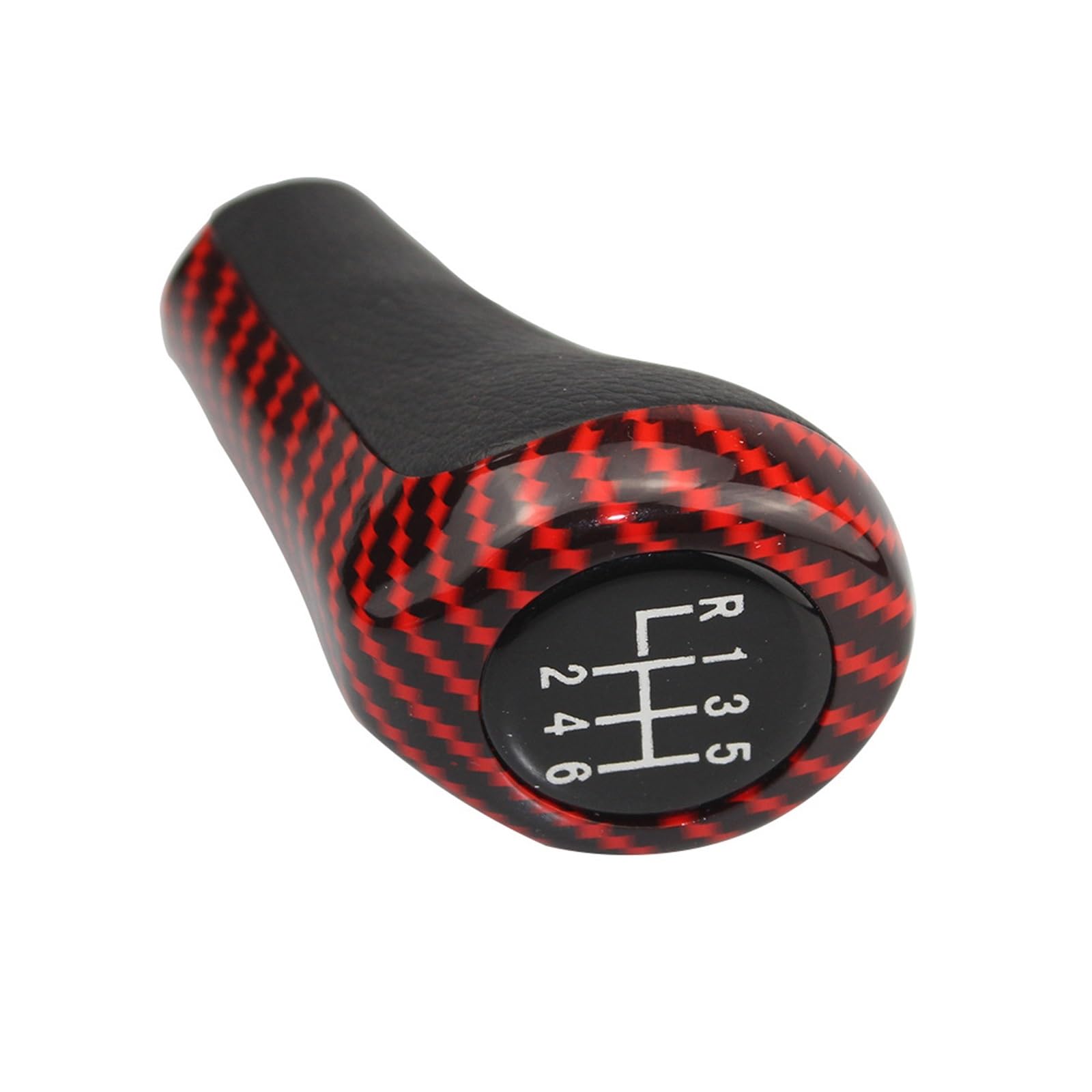 Meumir A Car Gear Knob Stick Shifter For Bmw E84 E83 F25 F26 E52 E53 E85 E86 Manual Gear Shift Knob Handle Decoration Ccessories(For 6 Speed)