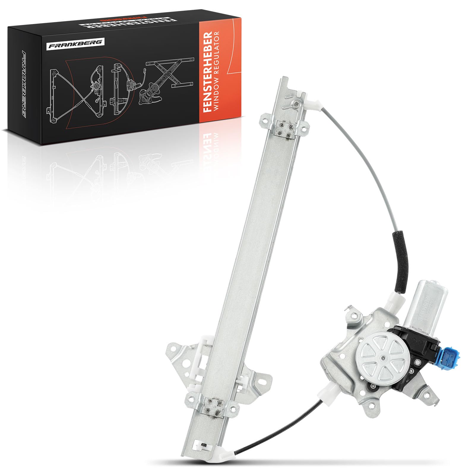 Frankberg Alzacristallo elettrico con motore 4/5 porte 2 Poli anteriore | con motore, 4/5 porte, 2 poli, davanti, Sinistra, 807211KA0C; 807211KA0C; Compatibile con: Juke F15