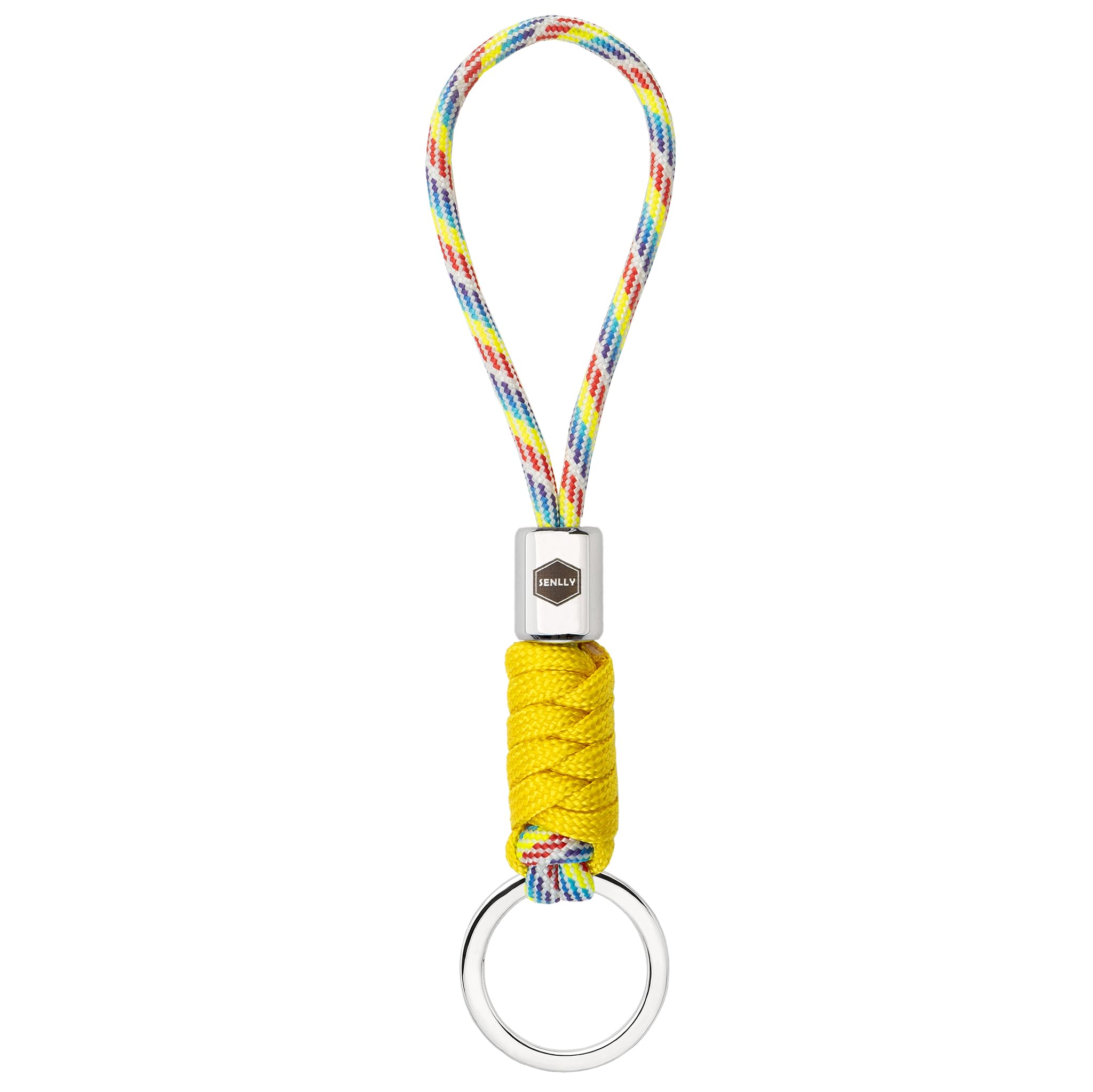 SENLLY Keychain Lanyard for Keys, Cell Phone, Wallet, Paracord Braided Design with Stainless Steel Hardware