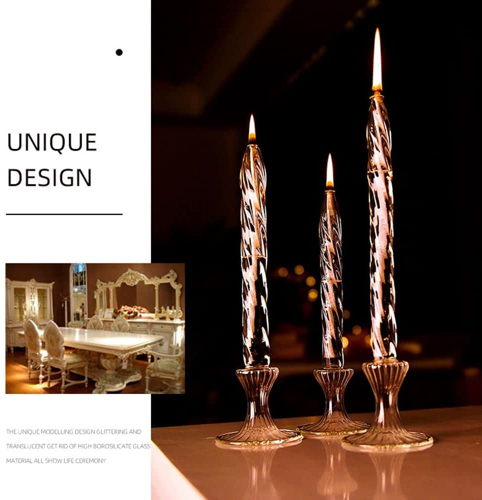 Petroleumlampe, Glas mit Docht Retro Desktop Kristallkammer for den Innenbereich Notfall Öllaterne(H 29cm)