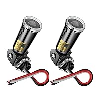 Vista 18 de Greencycle Interruptor de luz basculante de un solo polo, interruptor de luz de paleta de 15 amperios, interruptores Sp blancos, 120V-277V CA