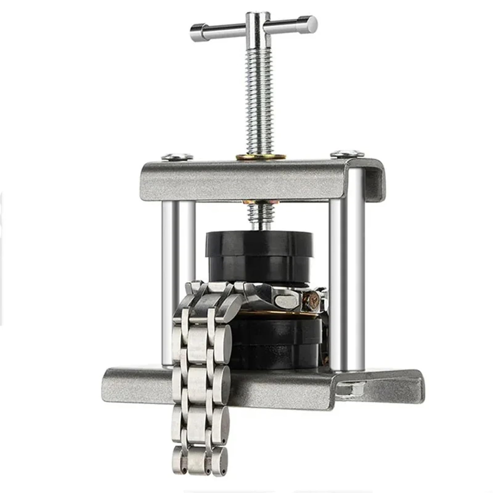 Juego de Prensa Reloj Profesional, Parte Trasera for Herramienta Cierre Caja y Troqueles Ajuste for reparación, Kit Troquel para Abrir Tapa Trasera de Reloj