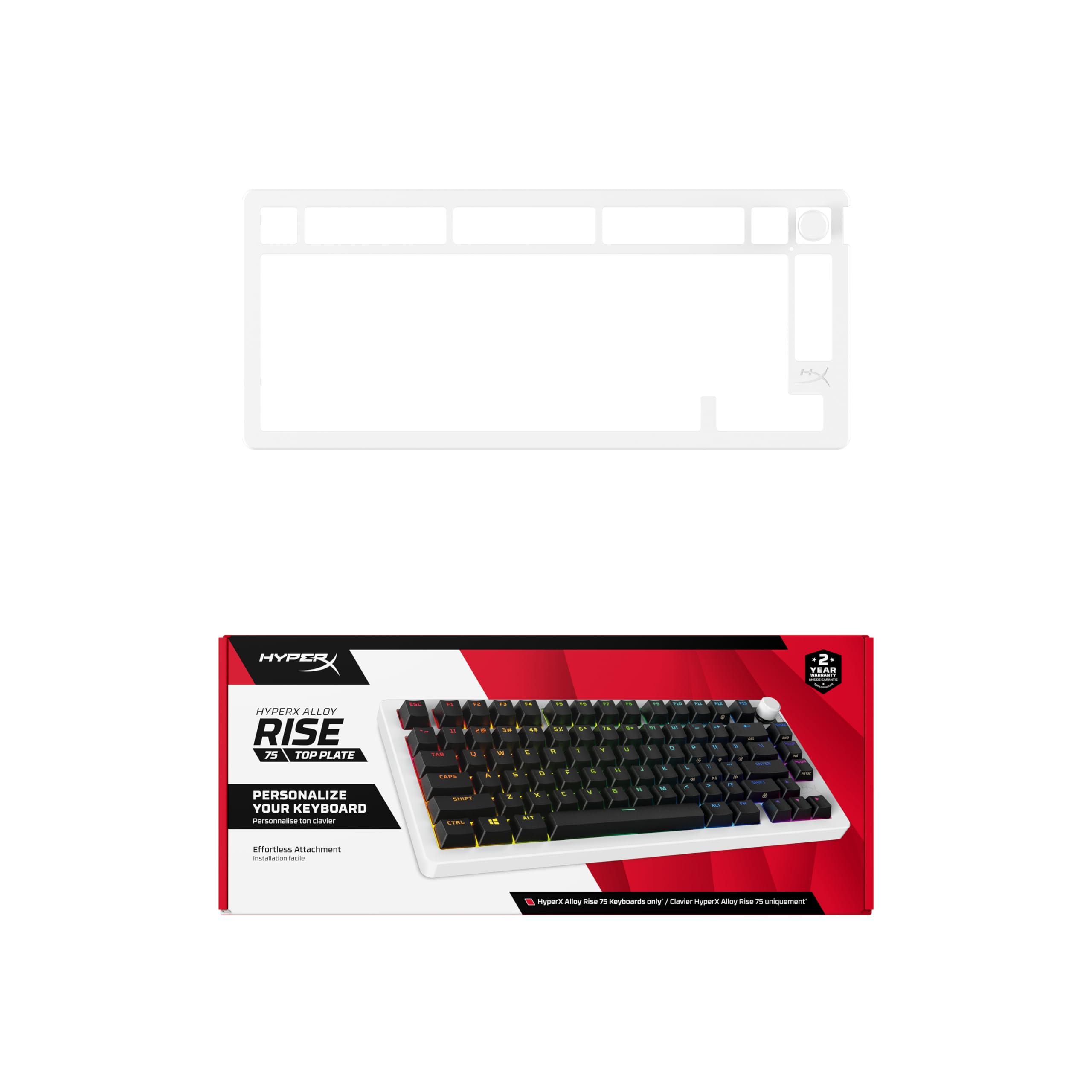 HyperX Alloy Rise 75＋交換用トッププレート Alloy Rise - Gaming Keyboard Top Plate