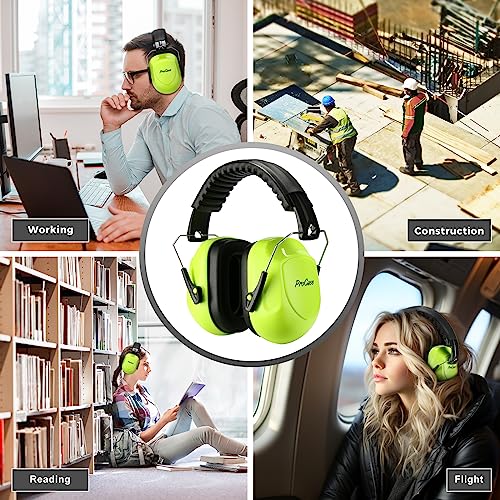 Image of ProCase Noise Reduction Safety Ear Muffs, Hearing Protection Earmuffs, NRR 28dB Noise Sound Protection Headphones
