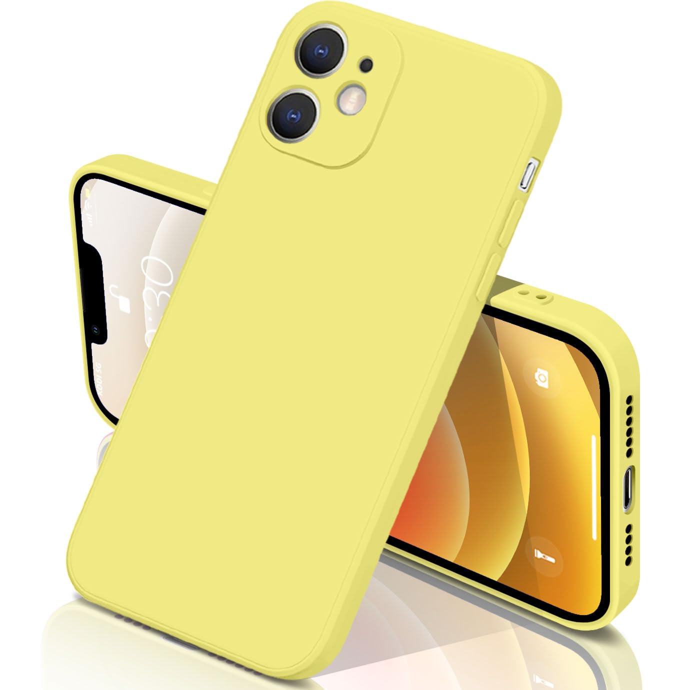 Amazon.co.jp: yakxixi 用の iPhone 12 mini ケース シリコン カバー