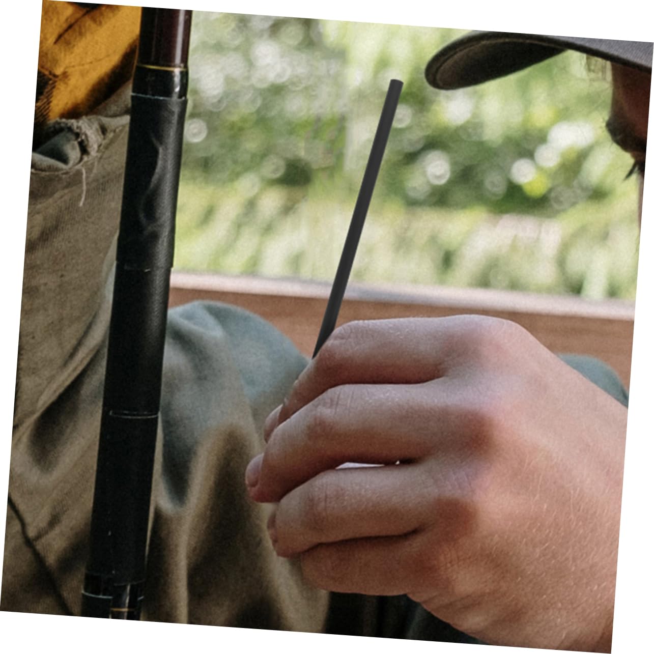 YARNOW Riparazione canne da Pesca in Carbonio connettore per Canna da Pesca Asta in Fibra di Carbonio Solida Forniture per la Pesca Forniture di canne da Pesca