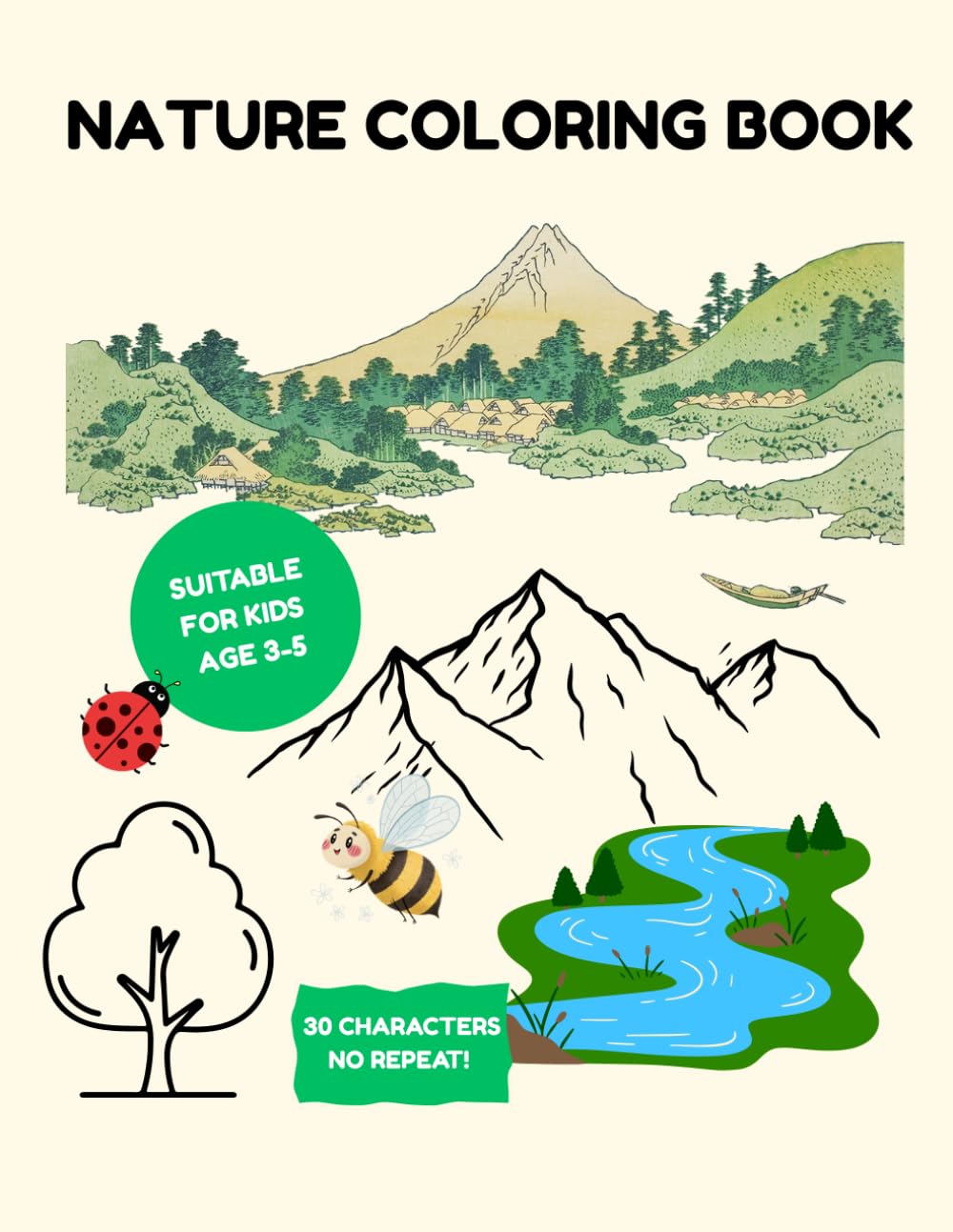 Nature Coloring Book for Kids | Easy Objects from Nature to Color: Introduce young children to the beauty of nature with this fun and easy coloring ... especially for toddlers and preschoolers.