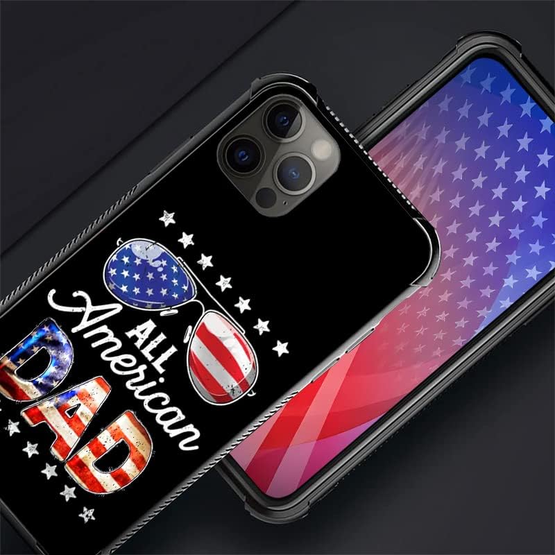Miniatura 2 de All American Patriotic Dad - Funda para teléfono compatible con iPhone 11, 12, 13, 14 Pro Max, Samsung Galaxy S23 S22 S21 S20 FE Plus UltraA14 A54