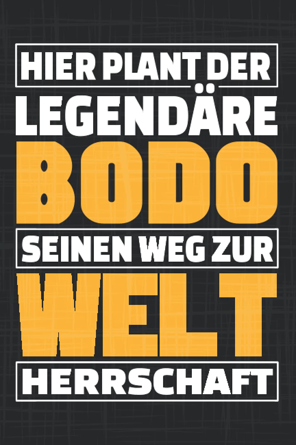 Bodo: Personalisierter Kalender & Planer 2022 / Vorname Bodo / 156 Seiten / Softcover / A5