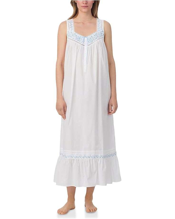 Eileen West Cotton Woven Sleeveless Eileen Ballet Nightgown - Main View