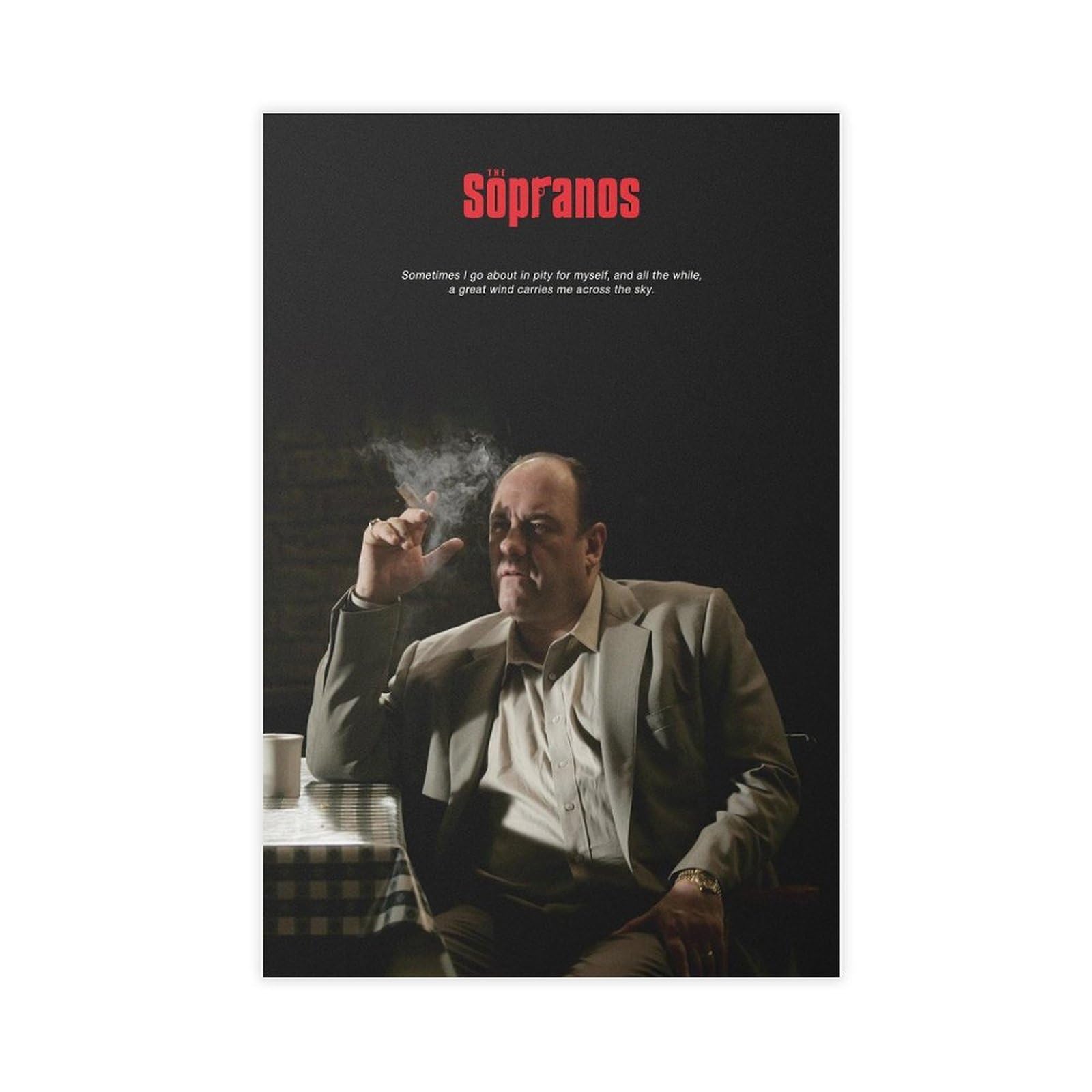 Hgklbg Unframe-Style The Sopranos Quote Poste Canvas Poster For Home Decor Gift