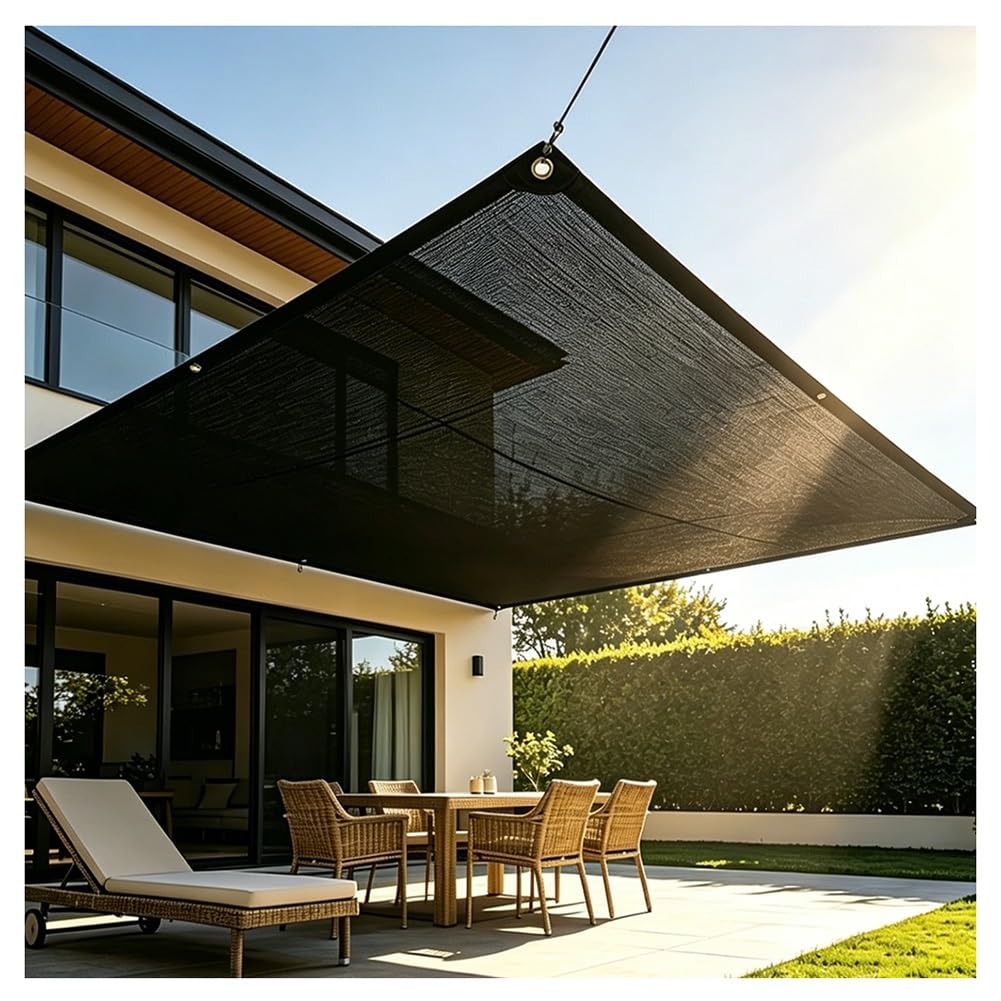 Toile d'ombrage pergola pour créer un coin repas frais sur le balcon et la terrasse 2x3m