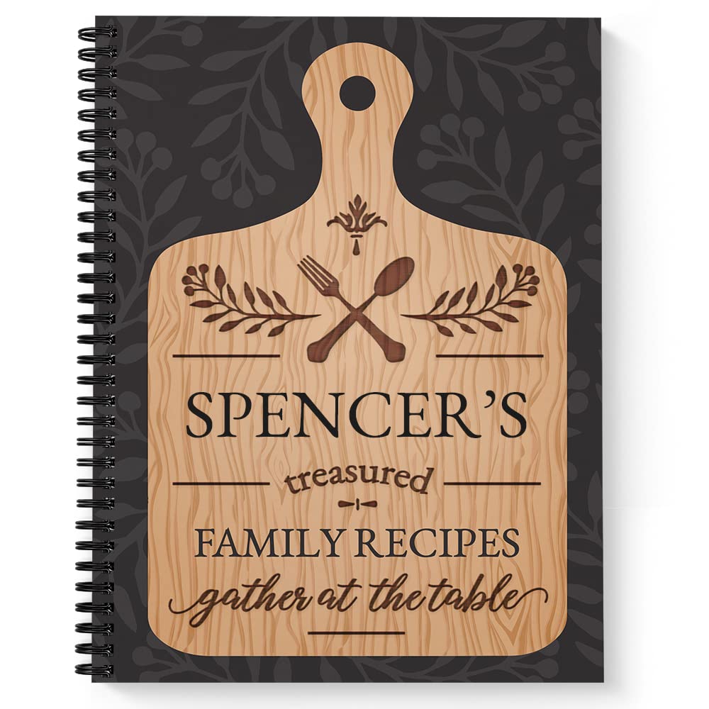 Treasured Recipes Personalized 8.5