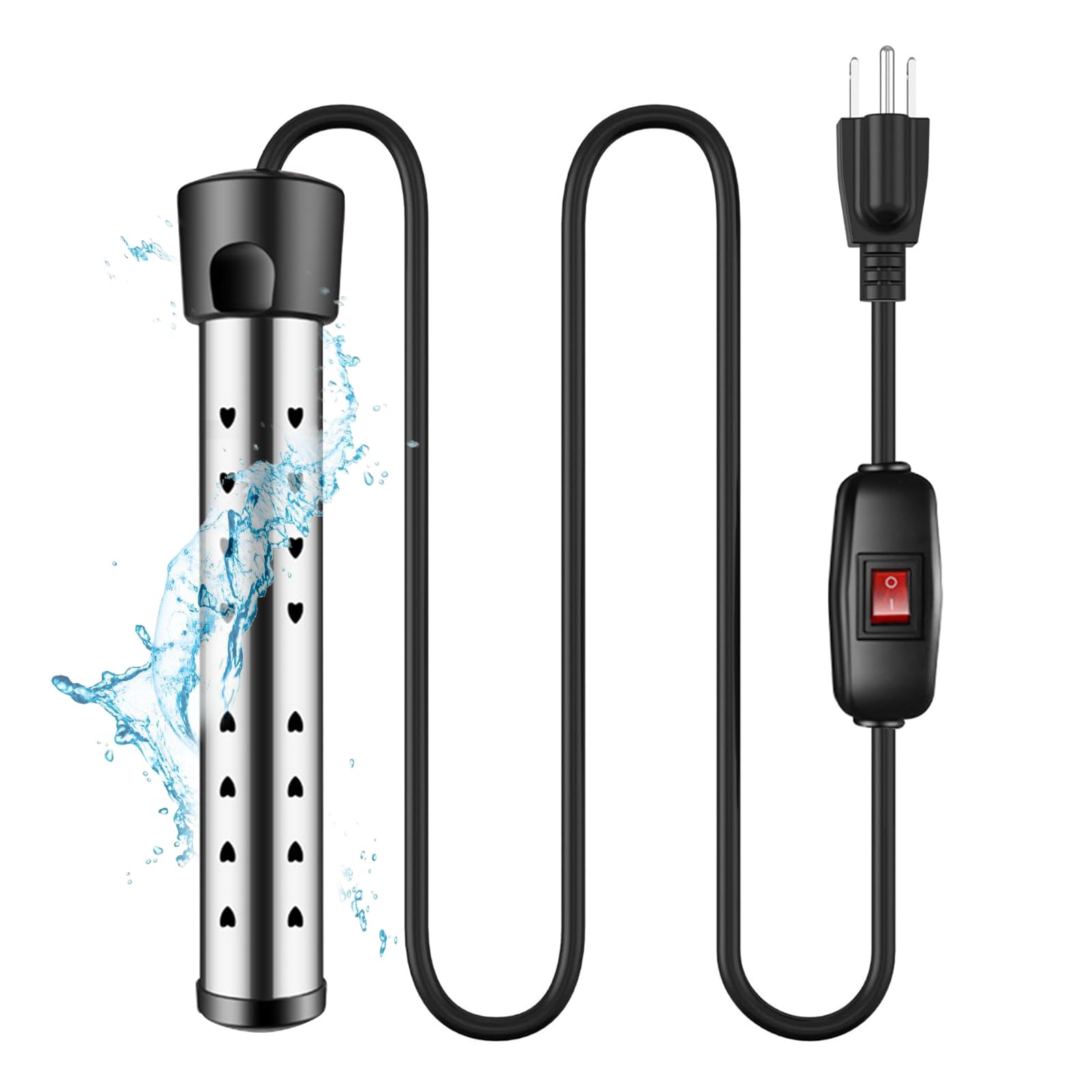 Electric Pool Heater Immersion Water Heater 2000W Portable