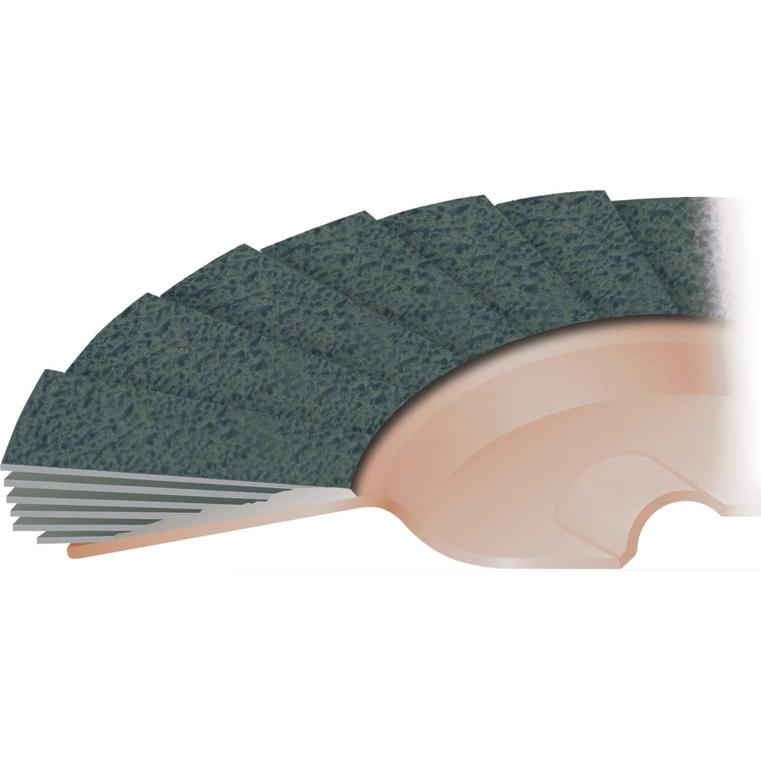 Lukas SLTT A27201250400065A Sanding Plate Zirconia Corundum Diameter 125 mm Grain 40
