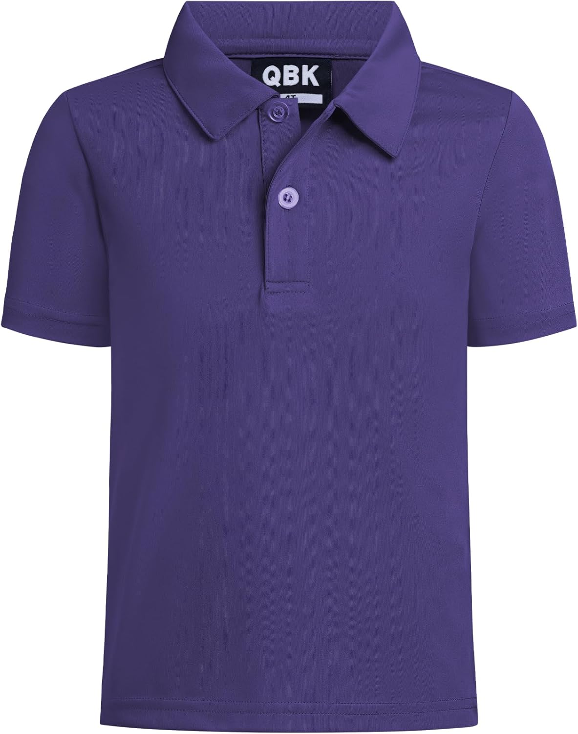 QBK Toddler to Youth Boys' Performance Polo Kids Collared Golf Shirt School Uniform