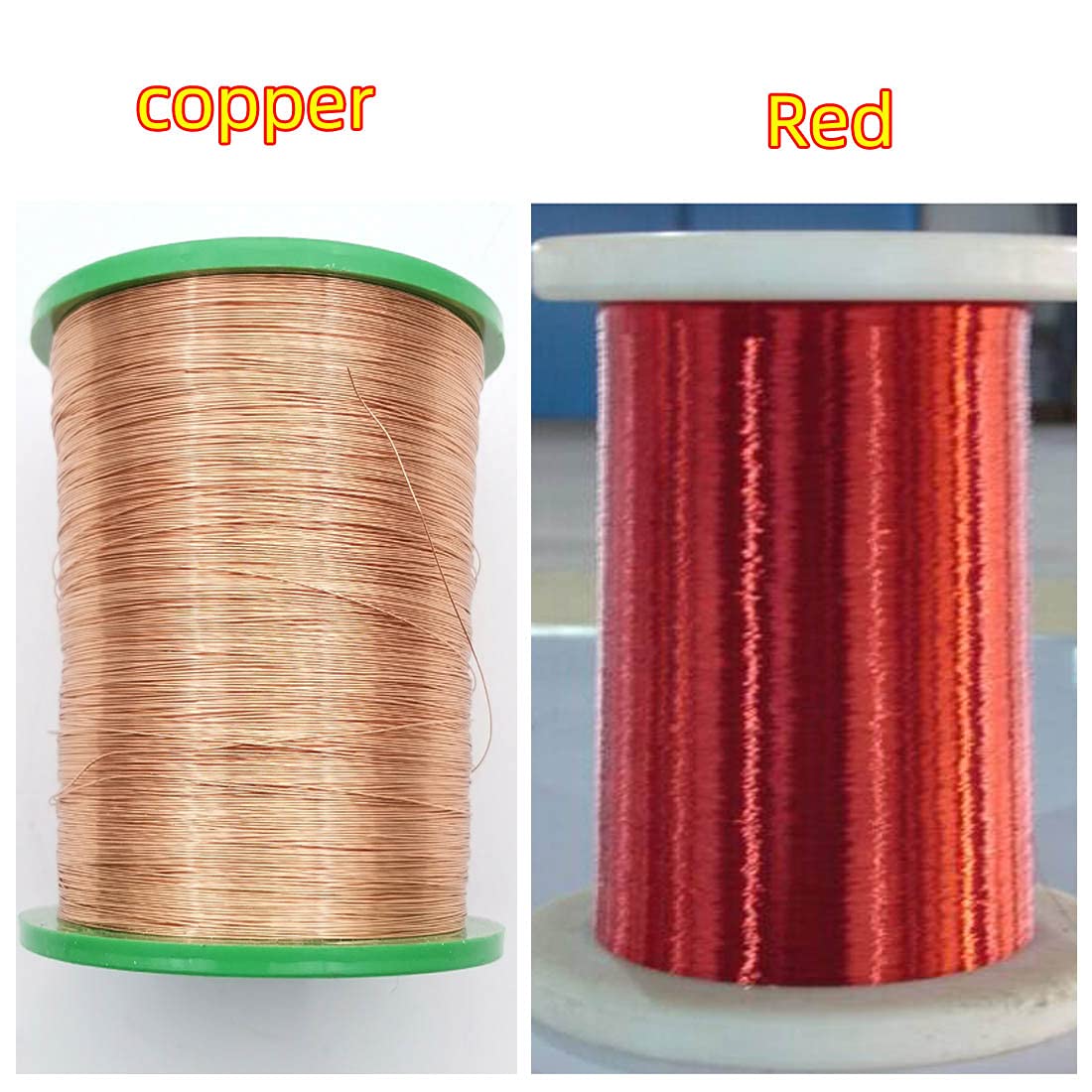 1pc 1000g/roll Fil de cuivre émaillé 0.04mm 0.05 0.06 0.2mm 0.8mm 1.3 Fil magnétique for Relais de Bobine d'inductance enroulement de Bobine électrique (Color : 1.0mm 1kg, Size : Copper)
