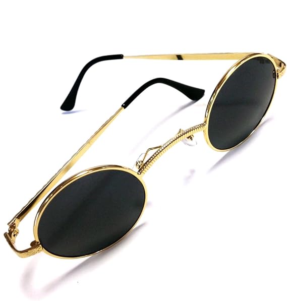 Amazon Co Jp Elta Metal Frame Sunglasses Men S Small Round Round Glasses Suti Mupanku Unisex Black Black China Mafia Clothing Accessories