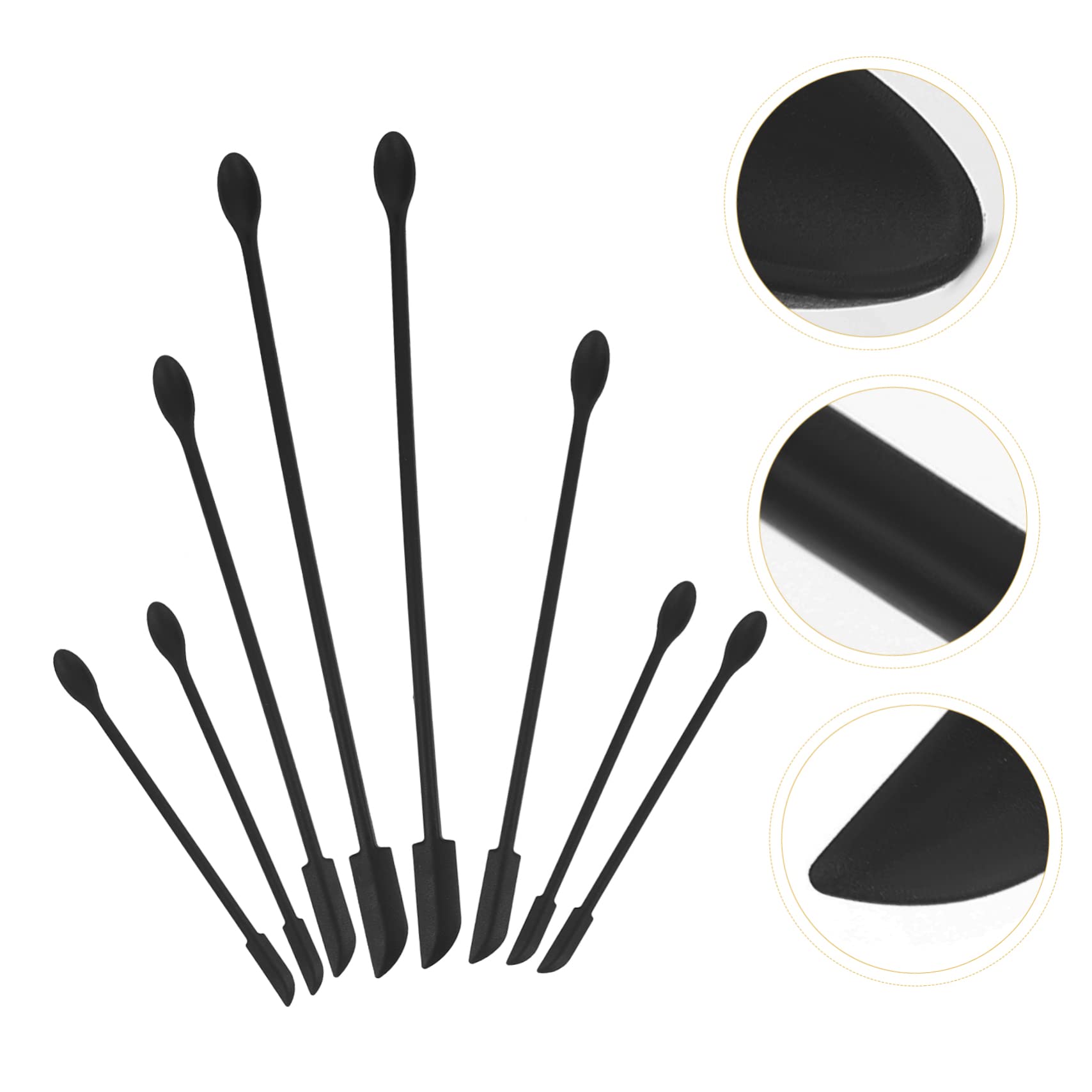 IMIKEYA 24piezas Espátulas De Silicona Para Cocina y Maquillaje De Utensilios De Cocina y Cosméticos Flexibles y Fáciles De Limpiar Para Tarros y Cosméticos