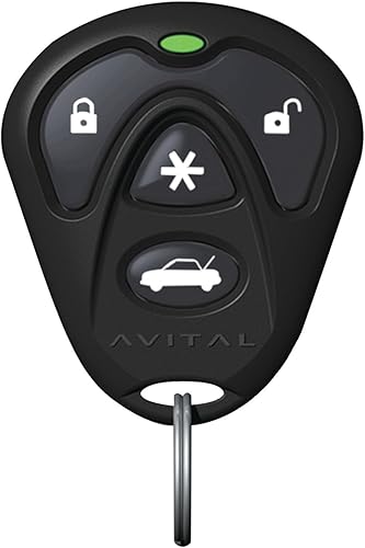 Avital Paquete remoto dos controles remotos Avital 7143L de repuesto de 4 botones para 4103LX Avital Paquete remoto dos controles remotos Avital 7143L de repuesto de 4 botones para 4103LX