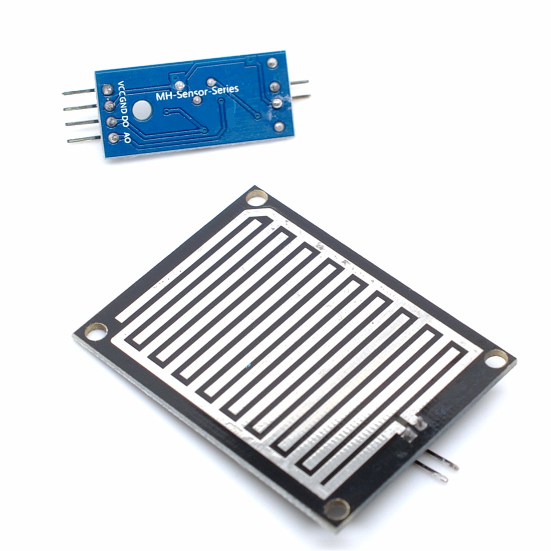 Oiyagai 2 Pcs Water Sensor Rainwater Module Rain Detection Module 3.3V-5V - Image 2