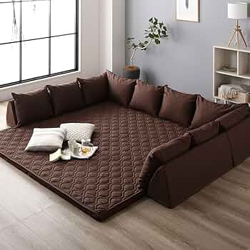 ラグマット付き コーナーソファー 【U型タイプ 小 グリーン】 オールシーズン 楽天市場】日本製 フロアマット付き ソファセット 【グリーン