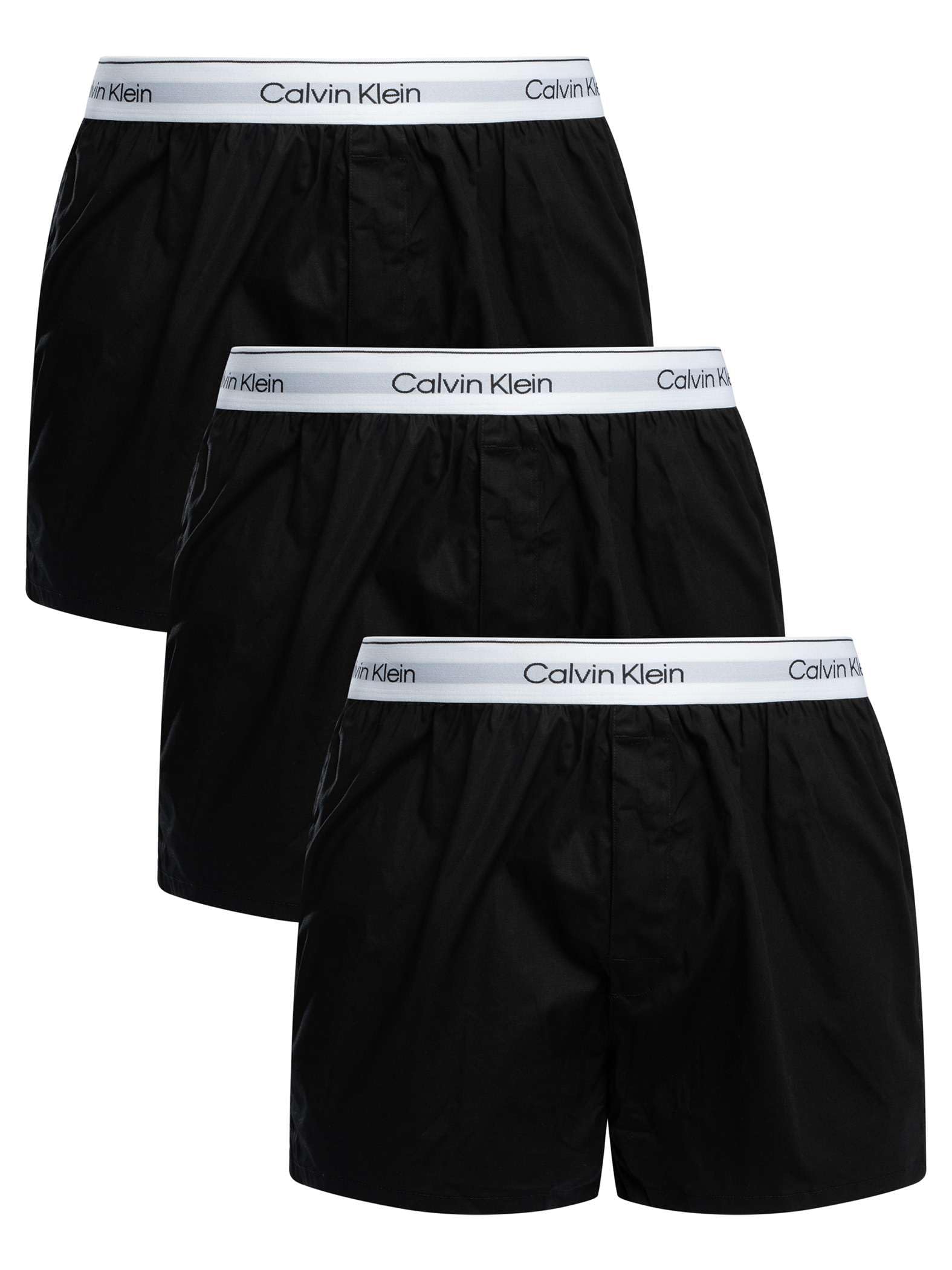 Erkek İç Çamaşırı 3'lü Boxer Takımı LV00NB4267 Siyah