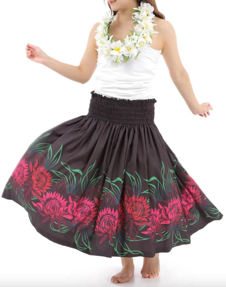 hawai Lea Lea フラダンス　スカート　ブラック　新品 hawai Lea Lea フラダンス スカート ブラック 新品 Aloha day