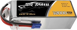 TATTU 22.2V 12000mAh 30C 6S Lipo Battery with EC5 Plug for UAV Drone