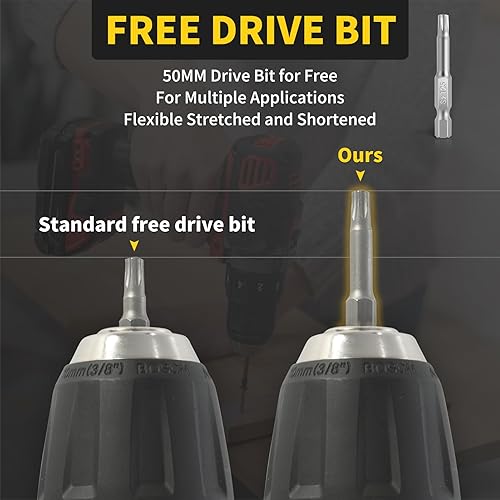 Miniatura 4 de FIXLINK - Tornillos para madera de 3 pulgadas, 310 unidades, con revestimiento epoxi, punta de estrella T25 por encima de 1500 horas, revestimiento