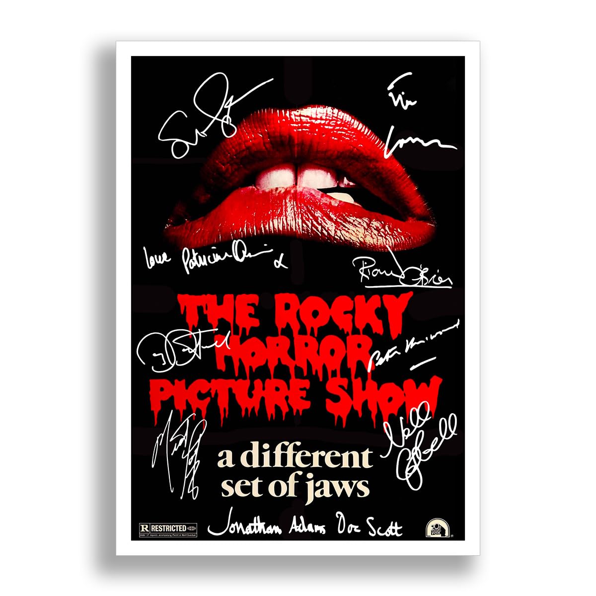 The Rocky Horror Picture Show Cast Signed A4 Poster Photo Print Framed Autograph Gift Movie Film (A4 Poster Only)