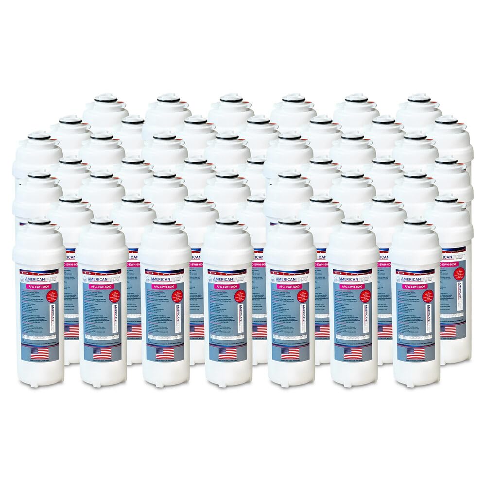 American Filter Company AFC-EWH-6000 Compatible with Elkay 51600C Water Filter - 48 Filters