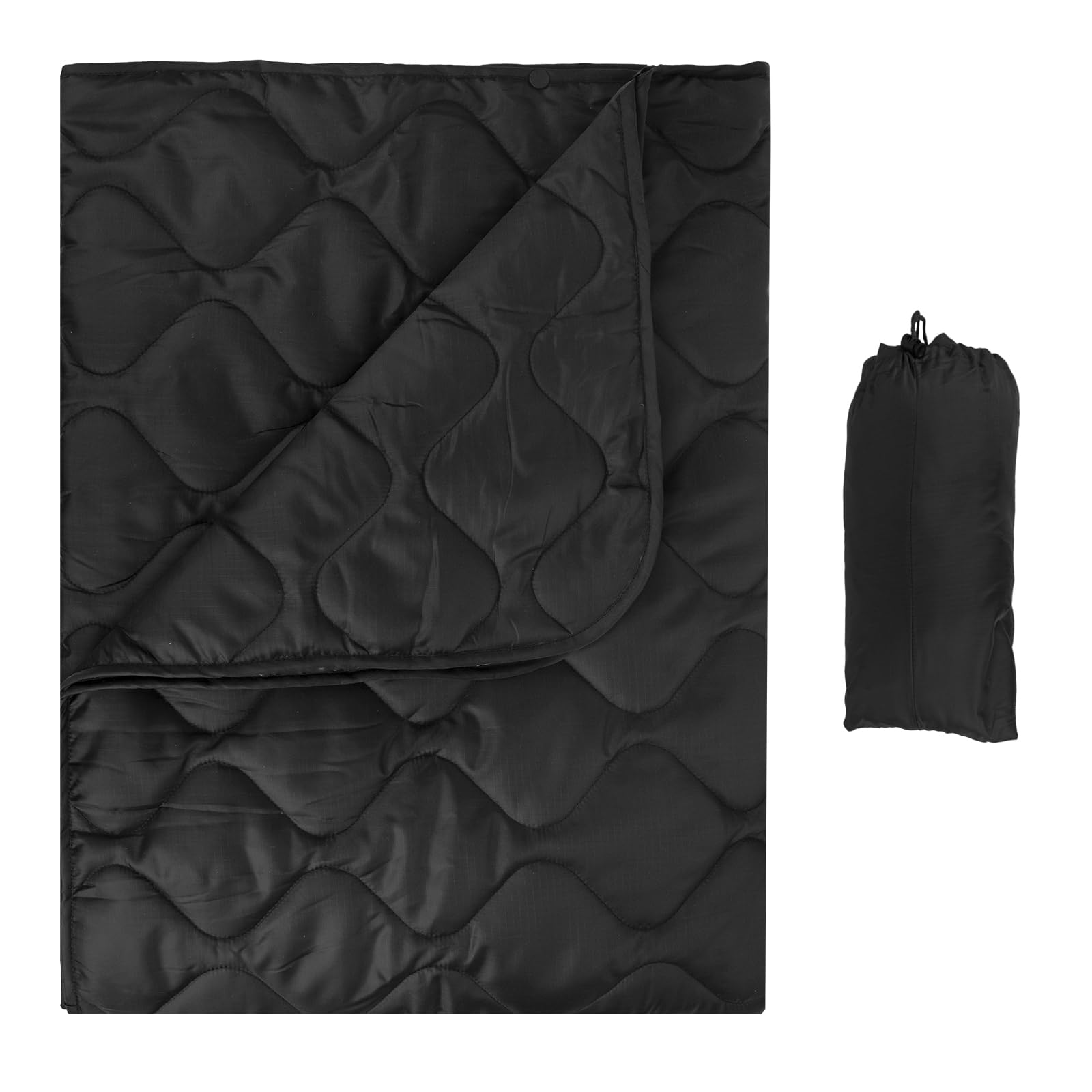 Fundas de camping, colcha, portátil, ligera, esterilla de picnic, manta de dormir multifuncional cálida para acampar
