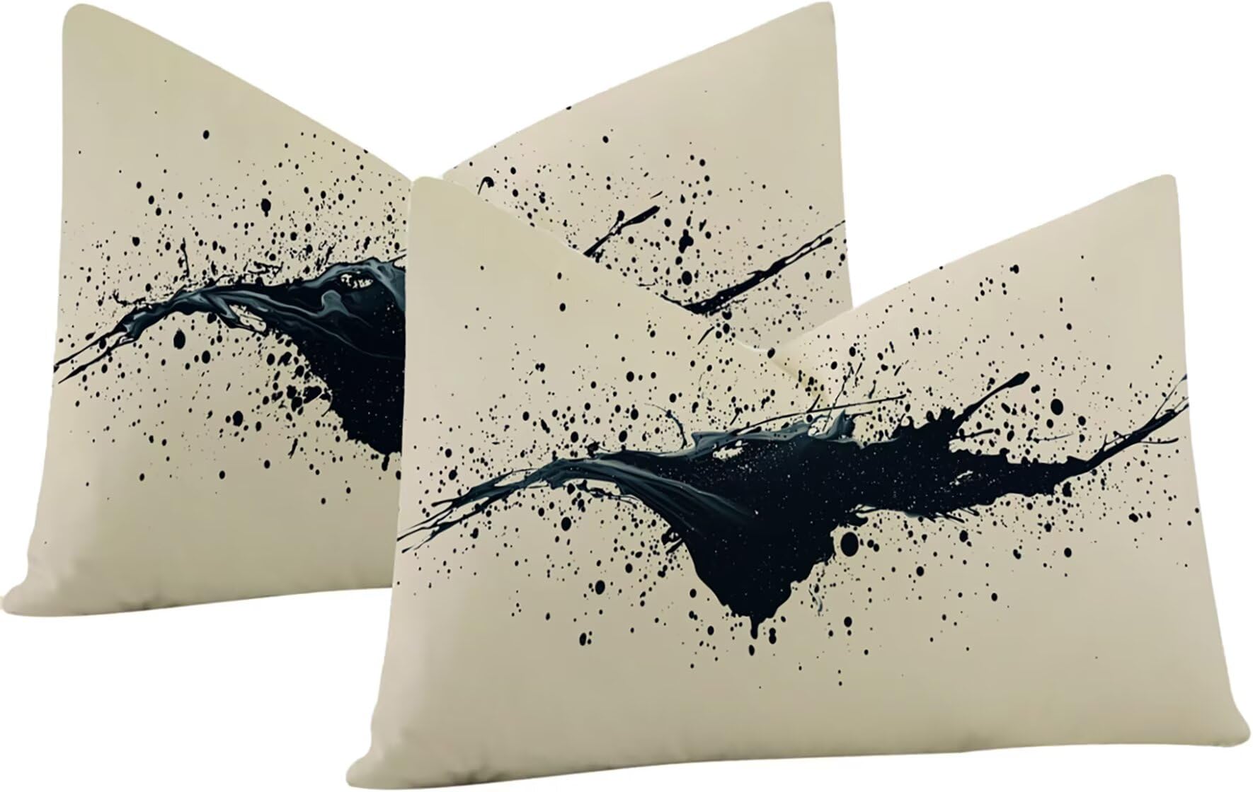 Housse de coussin 40x80cm velours bleu pour sublimer votre canapé et salon