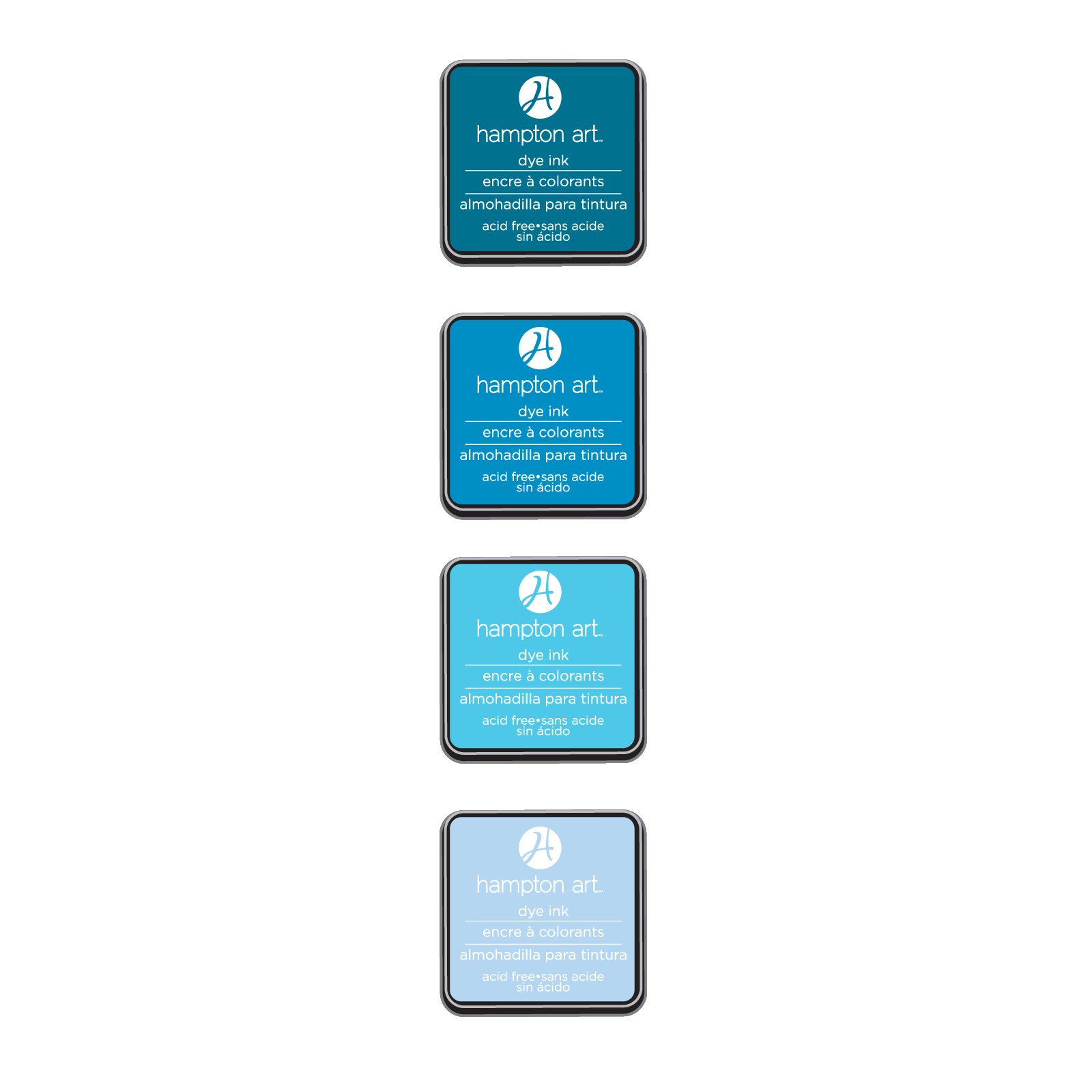 Hampton ArtHAMSP0111 Ink Pads 4pk Ocean Breeze