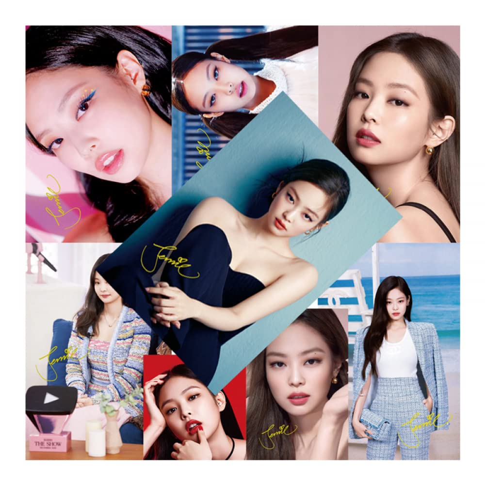 Goodern 8PCS Blackpink Posters Blackpink Album Posters Blackpink Posters Set Blackpink Lisa Jennie Rose Jisoo Posters Blackpink Photo Wall Decor Posters Blackpink Personal Album Posters Wall Posters