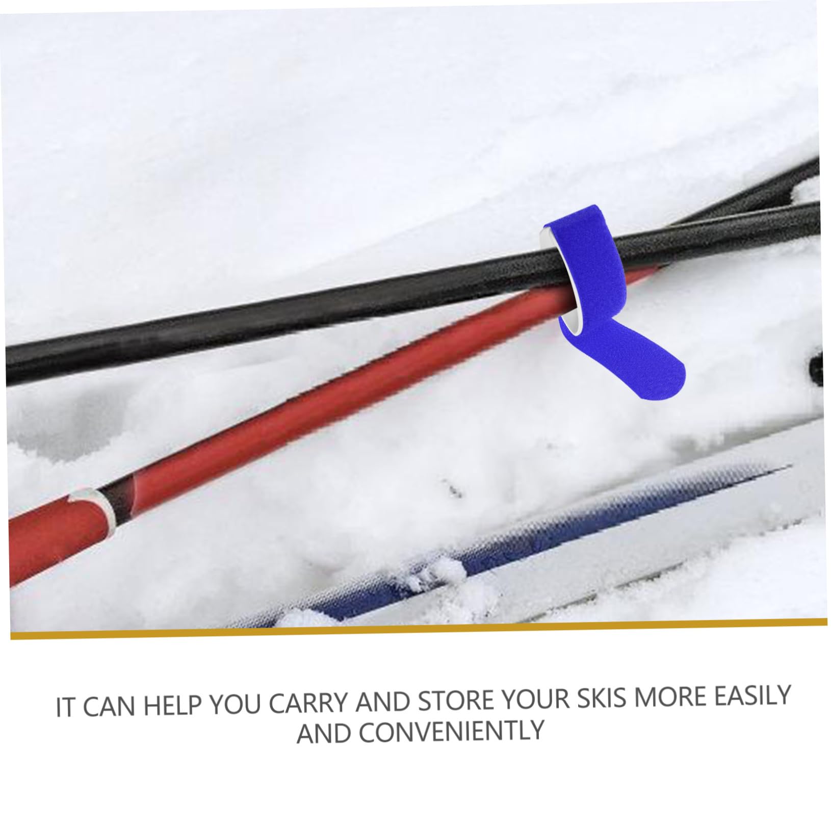 Toddmomy 4pcs Adjustable Snowboard Fixing Straps Lightweight Ski Binding Bands for Securely Carrying Gear Versatile Accessories for Snowboard and Ski Storage in