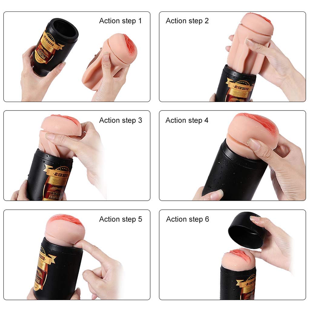 Mnnliche Manuelle Tasse Masturbation Realitt Pussy Masturbation Spielzeug  Simulation Echte Vaginale Bierflasche Aussehen Leicht Zu Verstecken  Sexspielzeug : Amazon.de: Drogerie & Krperpflege