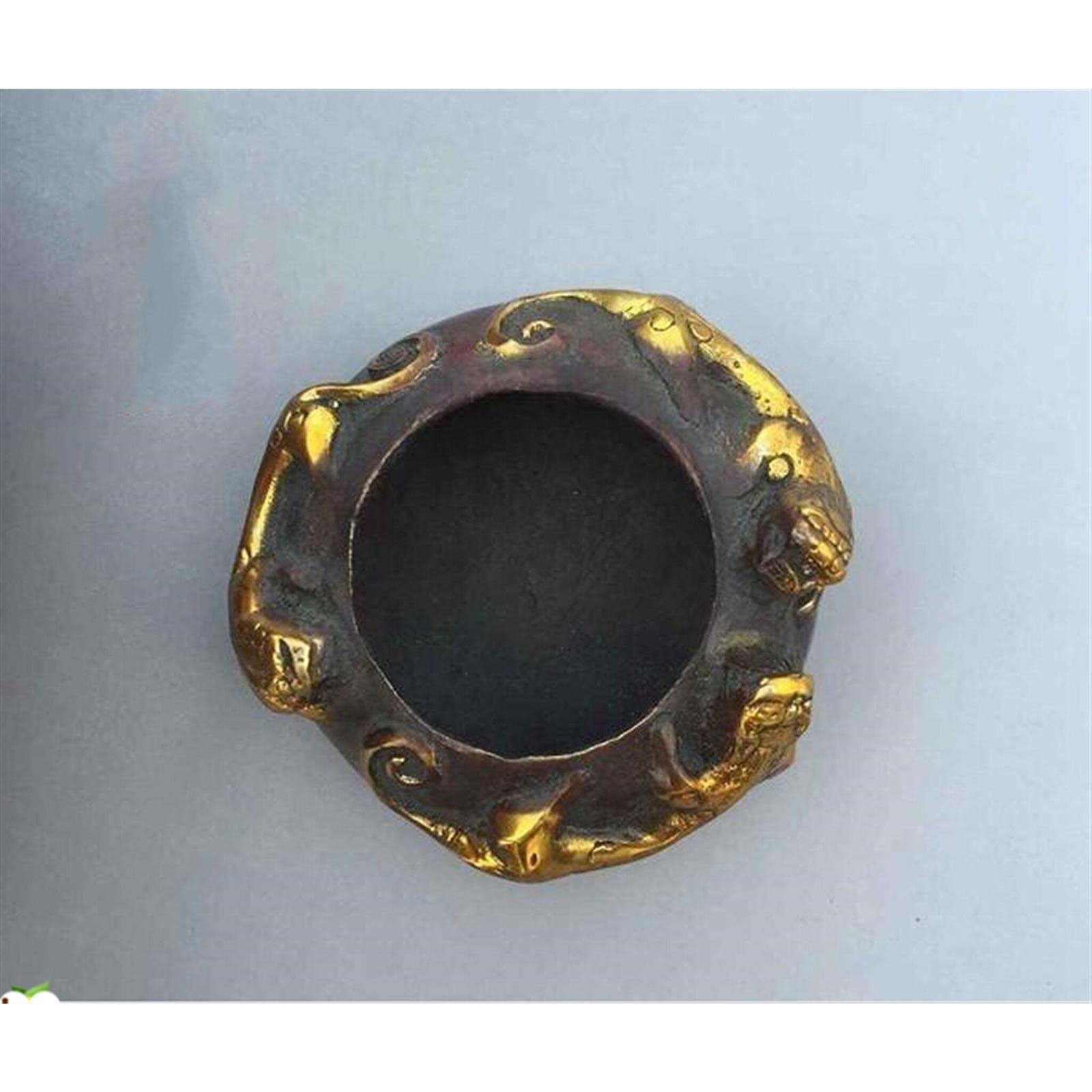 Posacenere，Decorazione Craft Regalo Antico vassoio di cenere della centrarista del posacenere dell'articolo del drago dorato antico adatto per il titolare della cenere delle sigarette Decorazioni dell