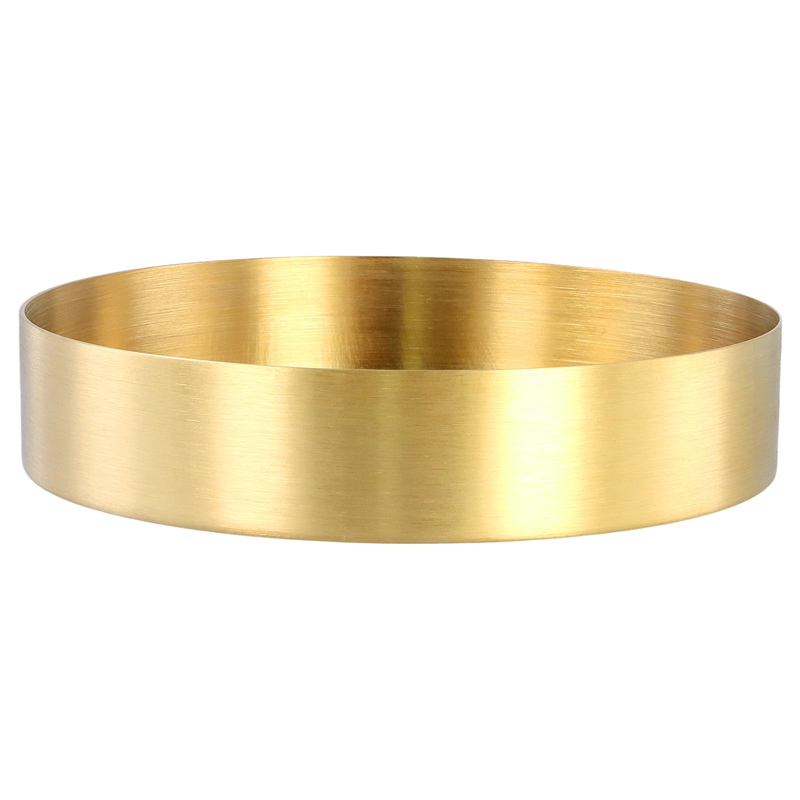 Piatto Piatto In Acciaio Inox 14 Cm - Vassoio Rotondo Per Dessert E Snack - Foto 4