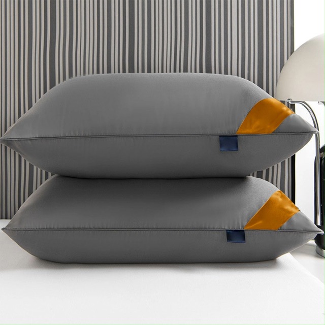 Set 2 Almohadas de Plumas 69.9x41.9 cm Confortables miniatura 7