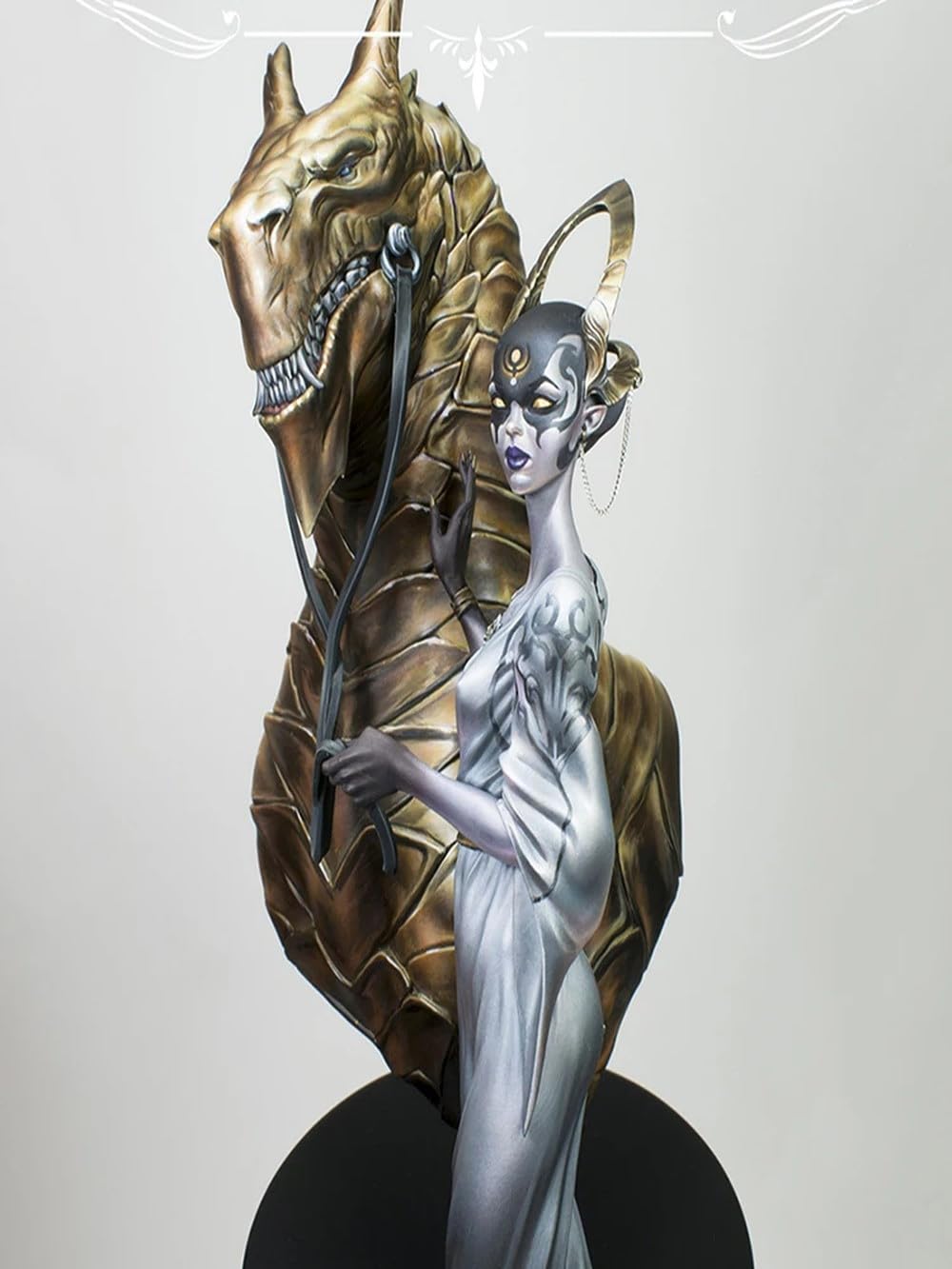 unmontiert 1/10 modern Fantasy Woman Soldat Büste Kunstharz Figur Miniature Modellbausatz Unbemalt