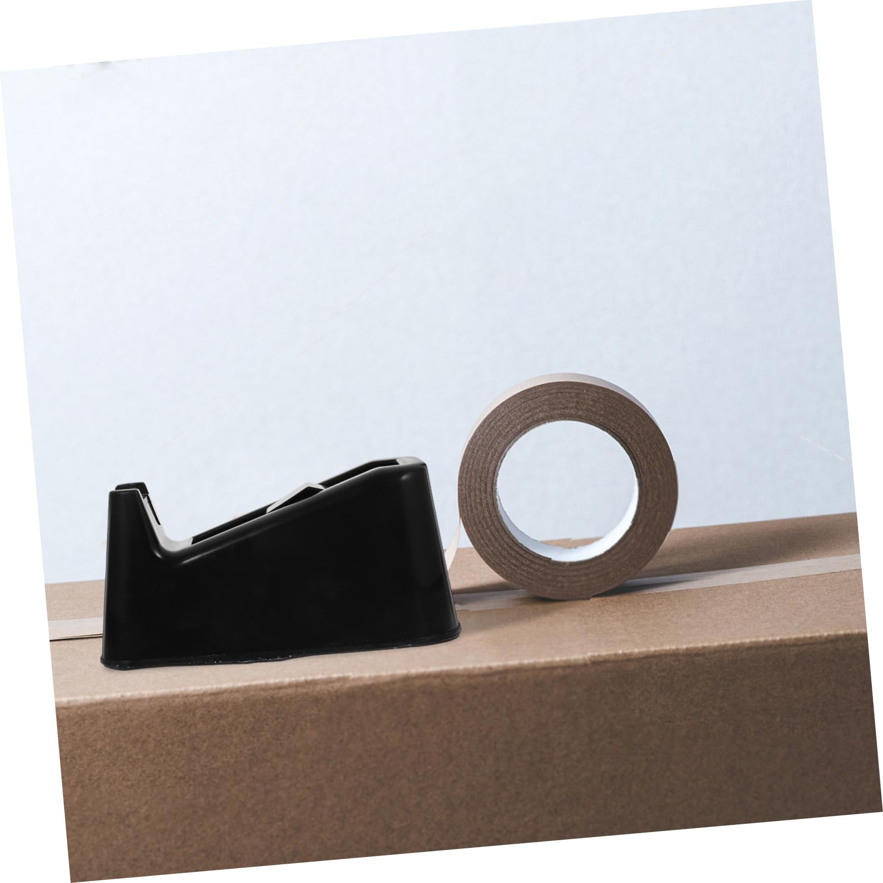 Dispenser Nastro Adesivo da Tavolo Portatile in Abs Nero
